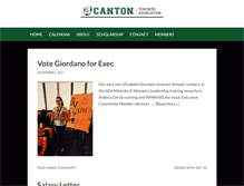 Tablet Screenshot of canton.massteacher.org