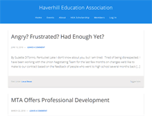 Tablet Screenshot of haverhill.massteacher.org