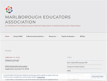 Tablet Screenshot of marlborough.massteacher.org