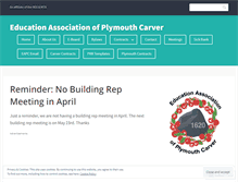 Tablet Screenshot of plymouth-carver.massteacher.org